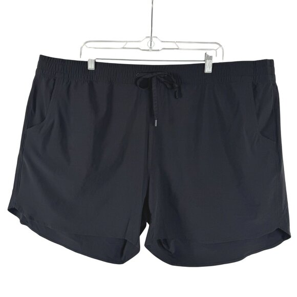 Eddie Bauer Departure Shorts Womens 2X Black‎ Stretch Outdoor NWT SS-2013 - Picture 1 of 11